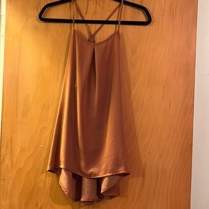 Banana Republic Brown Satin Tunic
